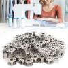 100pcs Iron Plating Sewing Machine Bobbin Household Durable Universal Bobbin Generic Metal Bobbin Home Sewing