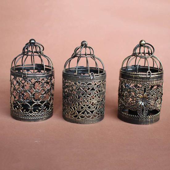 Suport de lumânare gol vintage, sfeșnic, felinar agățat, pentru masă, decorațiune pentru casă