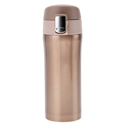 Stainless Steel Vacuum Thermos Insulated Water Bottle Travel Mug Coffee Tea Cup 350ml(Golden)