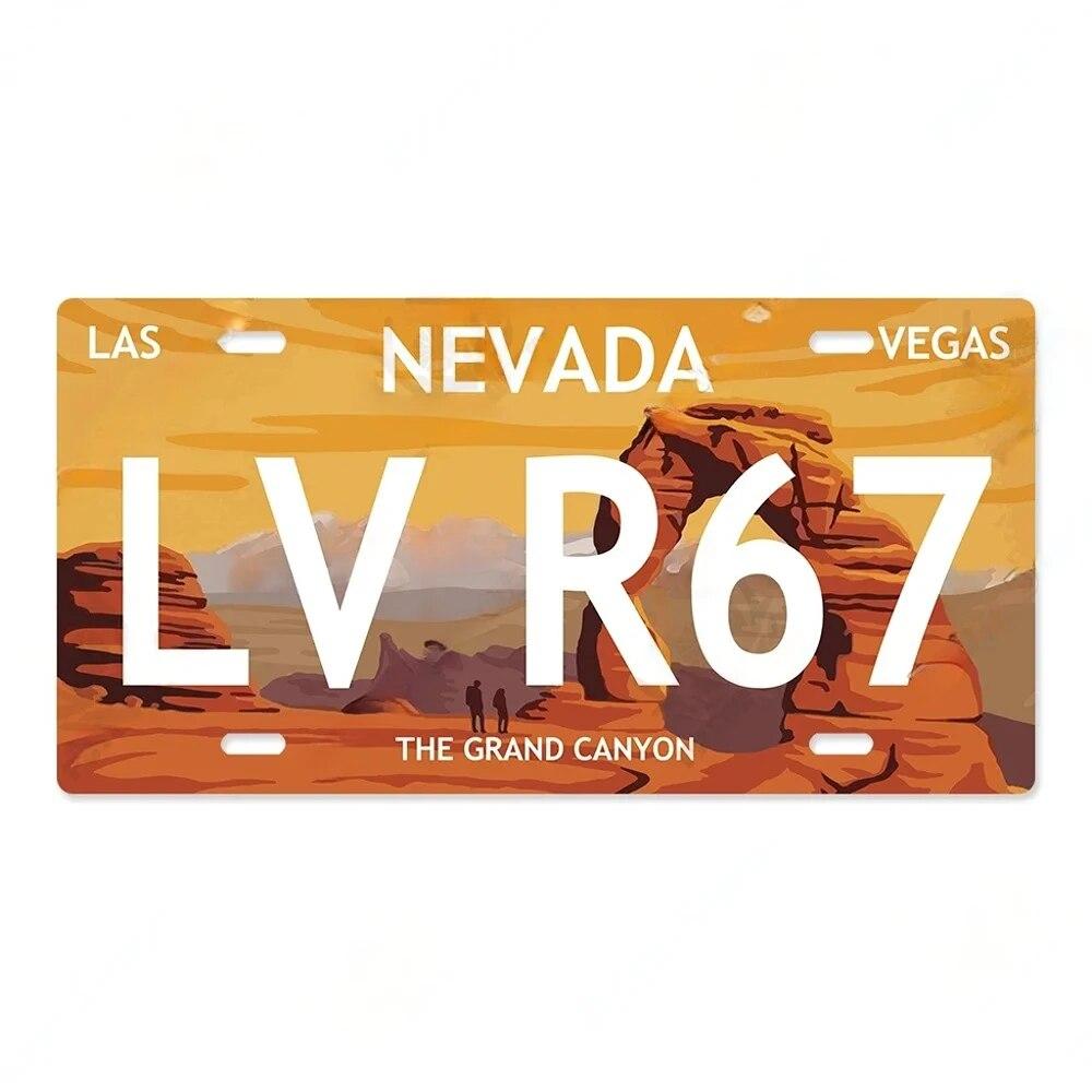 Vintage Las Vegas Metal Tiin Signs Decor Licenses Metal Plate Plaque Wall Decor for Living Room Club