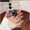 Für Vivo Y05 Y11D Y31D 4G Hülle Niedliches Liebesherz Hase Schlank Transparent Weiches TPU Silikon Handyhüllen Für Vivo Y 05 11D 31D Rückseite