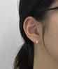 Baradu [Baradu 925] Single Point Hoop Earrings