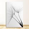 Wall Art Canvas Abstract Painting Picture Nordic Dandelion Flower S and Prints Living Room Scandinavian Black and White
