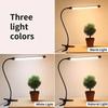 10W LED Desk Lamp with Clamp Dimmable Clip On Reading Light 10 Brightness Level 3 Lighting Modes Flexible Study Table Lamp USB