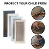 4 Stück Babysicherheit Silikon Lüftungsabdeckungen Einfache Installationen Kindersichere Lüftungsgitter Silikonabdeckungen Verbessert Luftströme für Haus