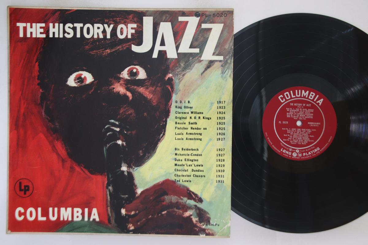 

LP Record TED LEWIS - History Of Jazz Part1 Part2 PL5020 COLUMBIA Japan Jazz Used