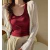 American Retro Spice Girl Sling Vest Women's 1111 Summer Wear Slim and Skinny Pure Bottom Inner Top