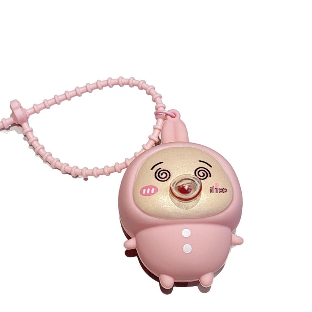 Chiikawa Bubble Blowing Keychain - Funny Cartoon Doll Charm for Bags & Phones