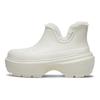Crocs Stomp Simple Versatile Short Boots Unisex boots White 210673-0JI