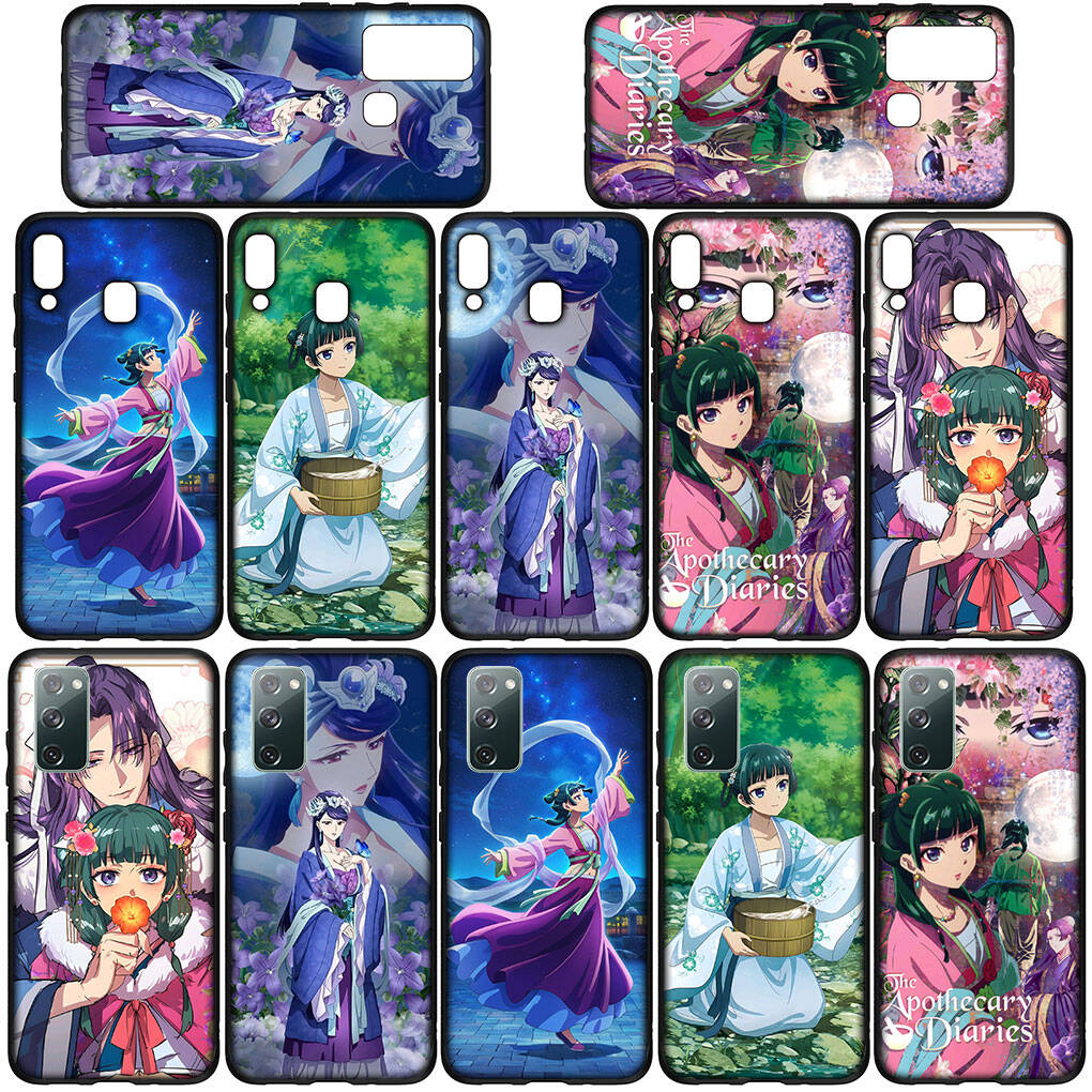 Phone Case for iPhone 17 16 15 Plus Huawei P30 P20 Lite Redmi Note 14 12 11 13 Pro Max OPPO A60 A80 A40 A18 A38 A54 Anime The Apothecary Diaries Cover