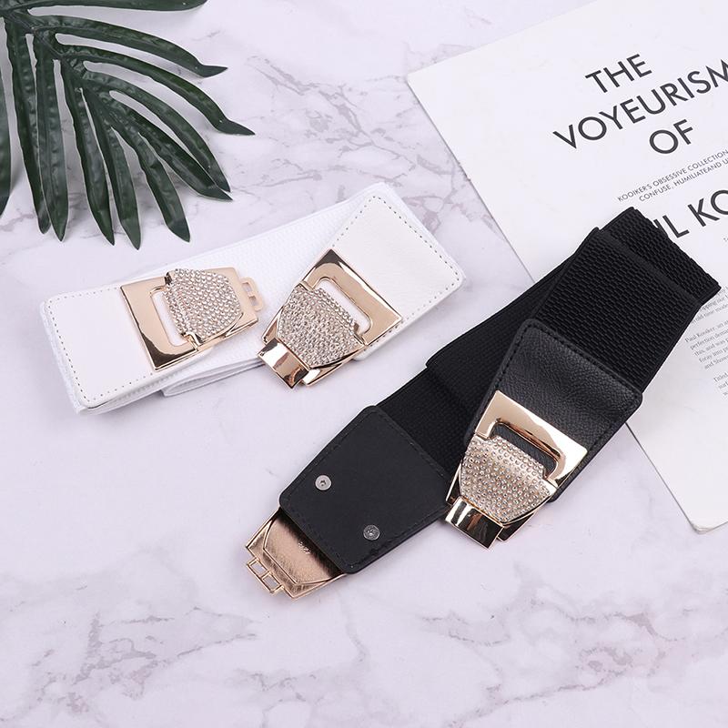 Wide Elastic Waistband  Bow Knot Ladies Corset Belt Waist Dress Decor