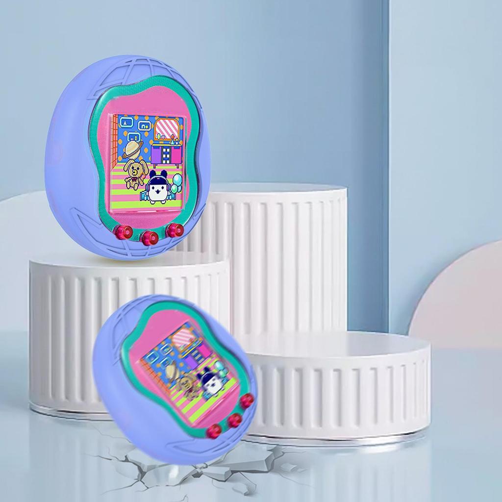 Silicone Case Protective Skin Cover Scratch Resistant Travel Carry Pouch Sleeve Compatible For Tamagotchi Uni Game Machine