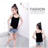 Girls' Suspender Vest Wears Solid Color Bottomed Children's Sleeveless Top, and Girls' Summer Clothes Wear Cotton Small Suspender Shirt.