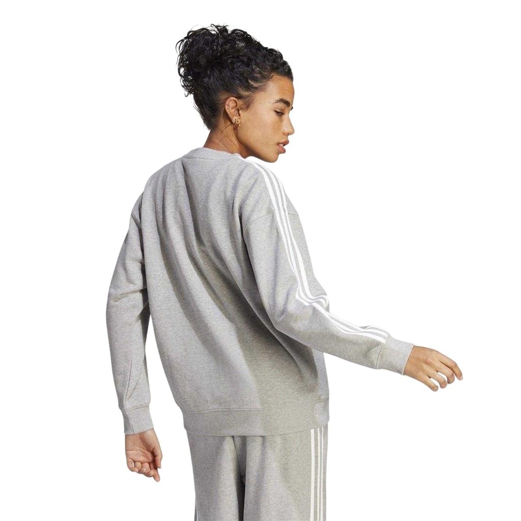adidas Womens/Ladies Studio Lounge 3 Stripes Loose Fit Sweatshirt