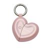 ATEX AX-NB514pk Glitter Pink Charm Facial Beauty Device with Heart Charm, 2-in-1 Gua Sha and Double Pointer, Refreshing Cleansing, Portable, Perfect F