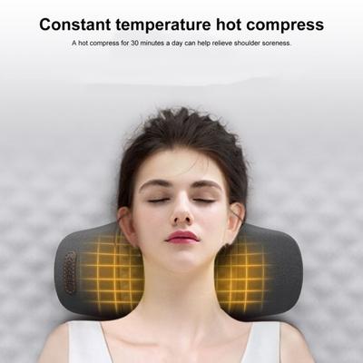 Electric Neck Massager Ergonomic Design Tissue Massager Kneading Electric Back Deep Heated Neck Support