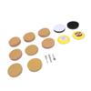 3in Gold Sanding Disc Polishing Kit Secure Fixation Versatile 40 To 800 Grit Sandpaper Sander