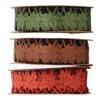3 Rolls Fall Ribbons for Crafts 3 Color DIY Wreath Gift Wrapping Bouquets Decorations Maple Leaf Thanksgiving Autumn Ribbons