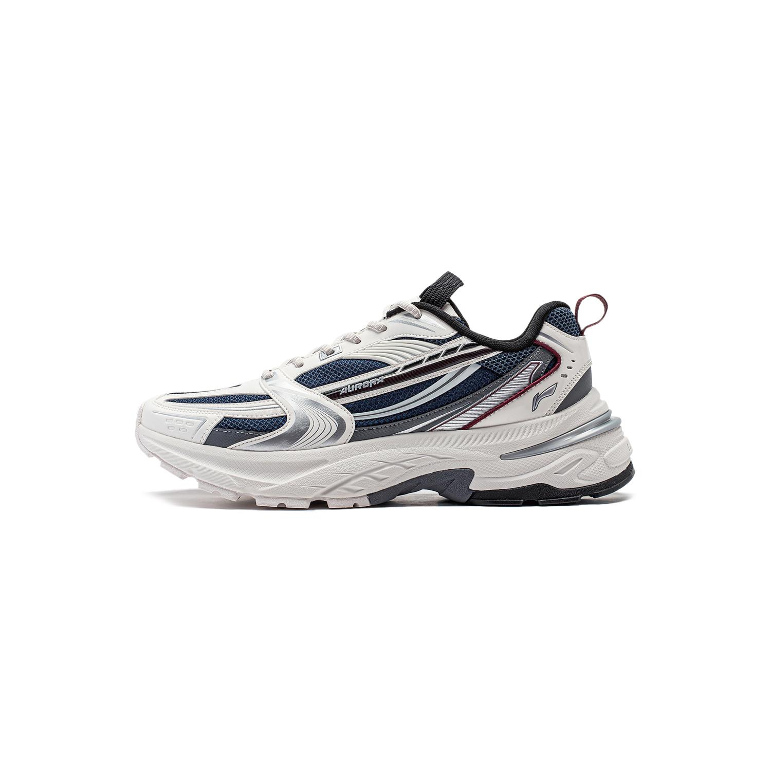 

new LINING Aurora 2K Casual Shoes Men s Low top Mist White/Deep Simple Blue 39.5