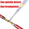 Electrician Transparent Test Pencil Slotted Screwdriver AC 100-500V Contact-type Voltage Tester Car Circuit Inspection Tools