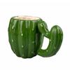 Nordic Creative Cactus Ceramic Water Cup Mug Couple Gift Cup Plant Shape Creative 3D Advertising Cup
