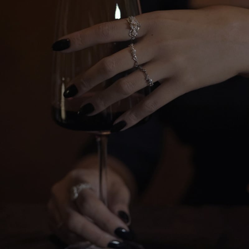 tomorrowobject Flower breeze. rose. ring 04