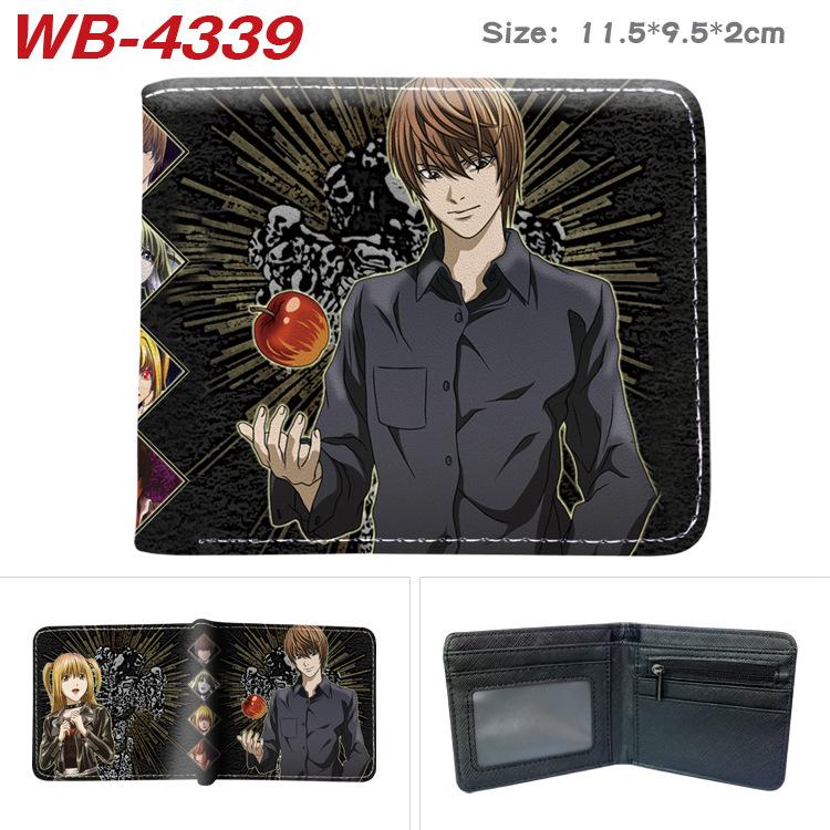 Death Note Geldbörse Anime Vollfarbdruck Kurz Faltbar Kartenhalter Unisex Münzbörse 1 Stück