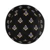 Freemason Square Compass Gold Masonic Bucket Hat for Girl Travel Mason Freemasonry Sun Hat Stylish Camping Fishing Cap Ispoti