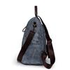 Zipper Backpack Women's Block Color Backpack Female Anti-Theft Schoolbag