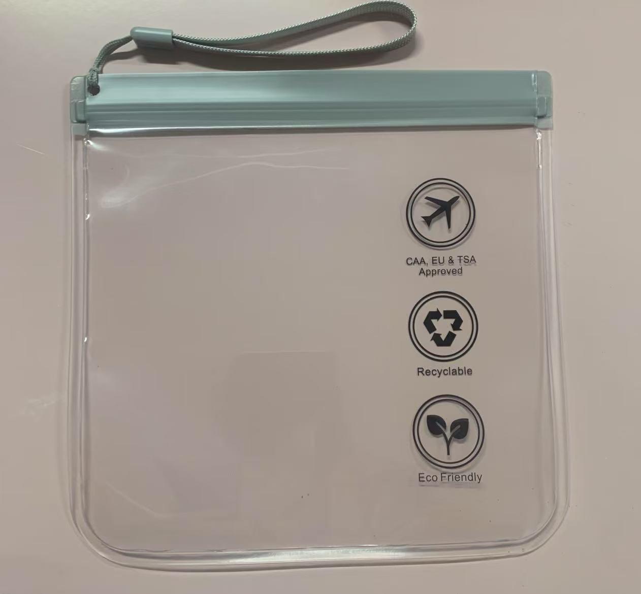 

Portable Waterproof EVA Travel Makeup Bag with Transparent Design and Lanyard for Easy Storage