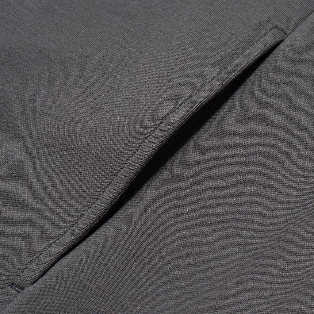 LiNing Sport Fashion Series American Retro Letter Print Straight Loose Stand Collar Jacket Men Jacket Graphite-Gray AWDU775-6