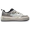 Li Ning 001 UNBLOCK Slip Resistant, Abrasion Resistant, Breathable Low Top Skateboard Shoes Men's Ecru Gray AGCT095-3