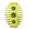 Rubber Football Dog Toy Environmental Protection Rubber Chew Pet Rugby Ball Toy for Garden