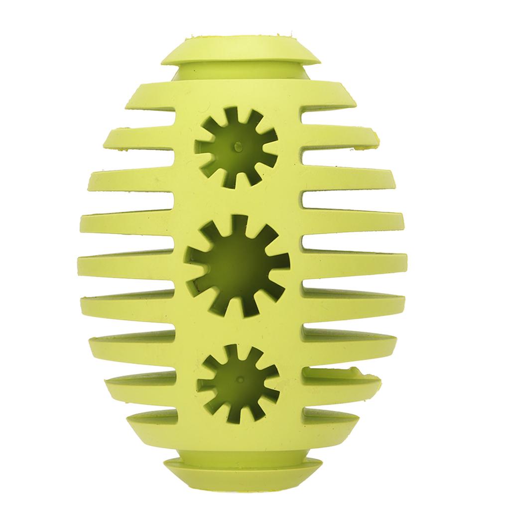 Rubber Football Dog Toy Environmental Protection Rubber Chew Pet Rugby Ball Toy for Garden