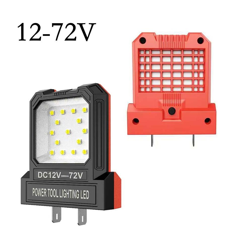 14W LED Lantern Compatible 12-72V Batteries Wide-area Flood Lighting