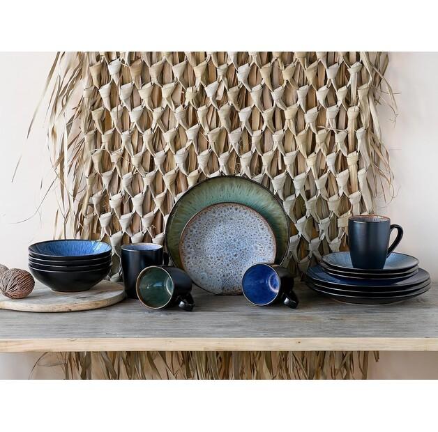 CreaTable Bali Blue/green Dinnerware Set, 16 Pieces (23629)