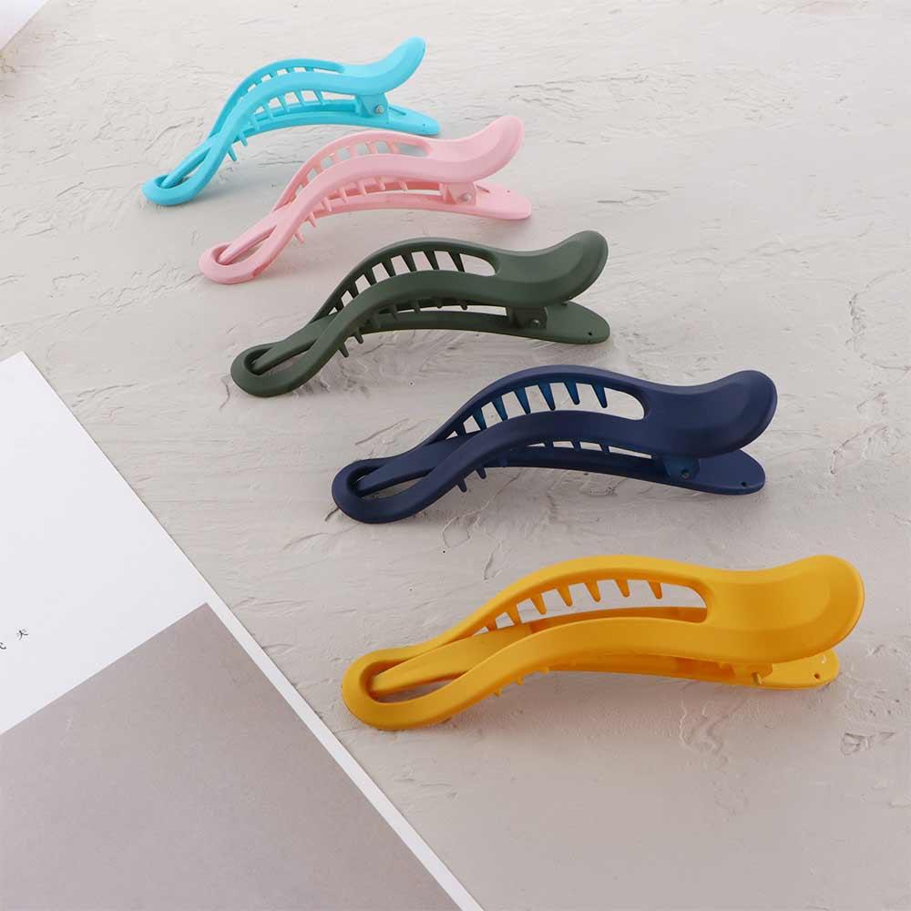 Vild Stor Godisfärg Sömlös Flickor Kvinnor Hårklo Anknäbbsklämma Ansiktstvätt Hårnål Plast