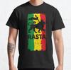 Rasta Lion Judas Tshirt Headset Jamaican Rastafarian Zion Unisexs Undershirt Casual Breathable Street Clothing