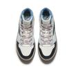 Anta Life Series Zero Feel Retro Versatile Slip Resistant Durable Mid Top Skate Shoes Men Sneakers White Gray Black 912448083-3