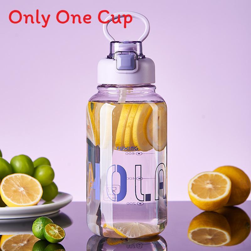 

Modern Minimalist Plastic Water Bottle For Outdoor Sports With High Temperature Resistance For Men Women фиолетовый