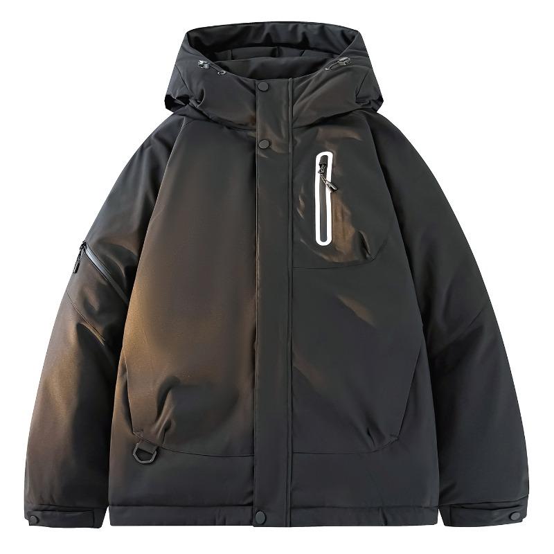 % Daunen neue nationale Standard weiße Entendaunenjacke Herren und Damen Winter locker Pie überwinden verdickte Kapuzenjacke Herren