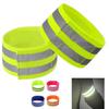 Reflective Elastic Wristbands Adjustable Wrist Straps for Sports Outdoor Activities Safety Visibility 35x5cm Durable Stretch Material