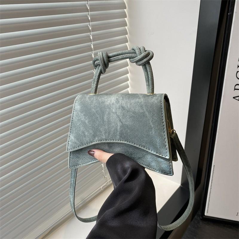 Crossbody Bag for Women  Fashion Casual Western Style Shoulder Handbag Simple Texture Messenger Small Square Bag