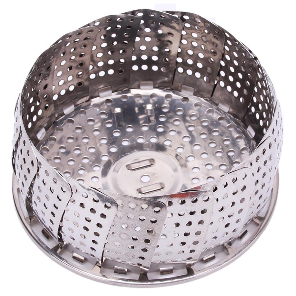 Multifunctional Retractable Steamer Tray Holder Fruit Drip Tray Drain Basket