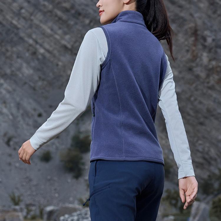 MONTBELL Comfort Skin-Friendly Ultra-Light Insulated Vest with Stand Collar Women's