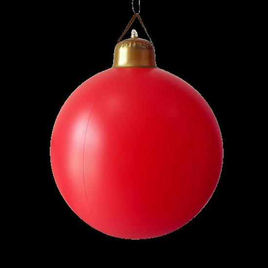 Luminous PVC Inflatable Christmas Ball for Indoor and Outdoor Decorations
