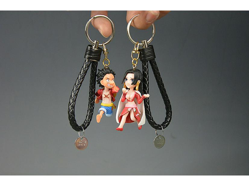 Piraten Schlüsselanhänger Geschenk: Blind Box Anime-Figuren - Monkey D. Luffy, Zoro, Chopper, Ace