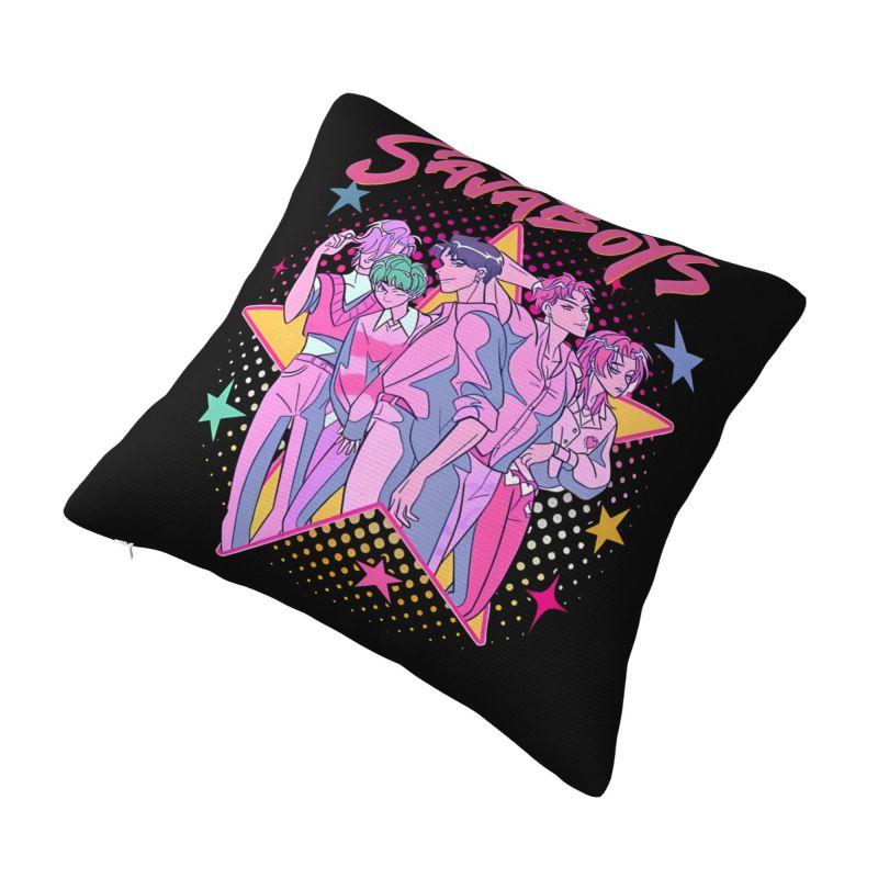 Custom Kpop Hunter Demons Pillow Case 40x40cm Saja Boys Modern Cushion Cover Soft Pillowcase