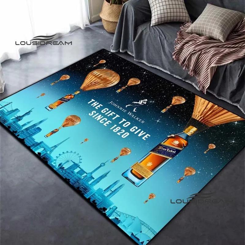 

Johnnie Walker whisky carpet and rug modern bar living room bedroom Large area soft carpet study porch bedside non-slip mat 40x60cm