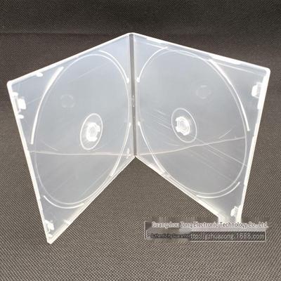 Ultra-Thin Double CD/DVD Case with Insertable Cover Film